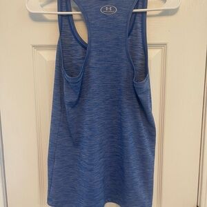 Under Armour Heathered Blue Athletic Tank